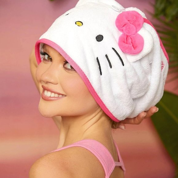 *** SOLD *** Hello Kitty 1pc Reusable Hair Drying Cap - Picture 7 of 8
